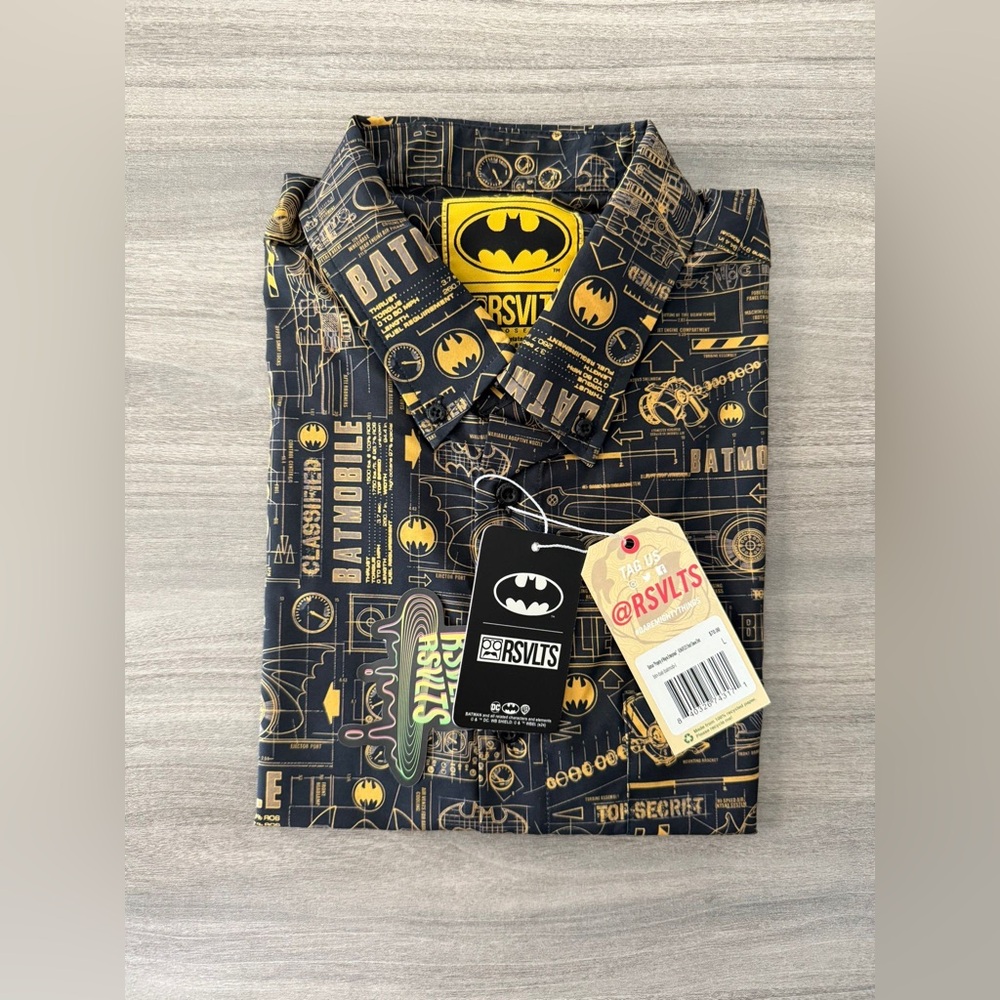 RSVLTS 85th Anniversary Property Of Wayne Enterprises Short Sleeve Shirt - Picture 6 of 7